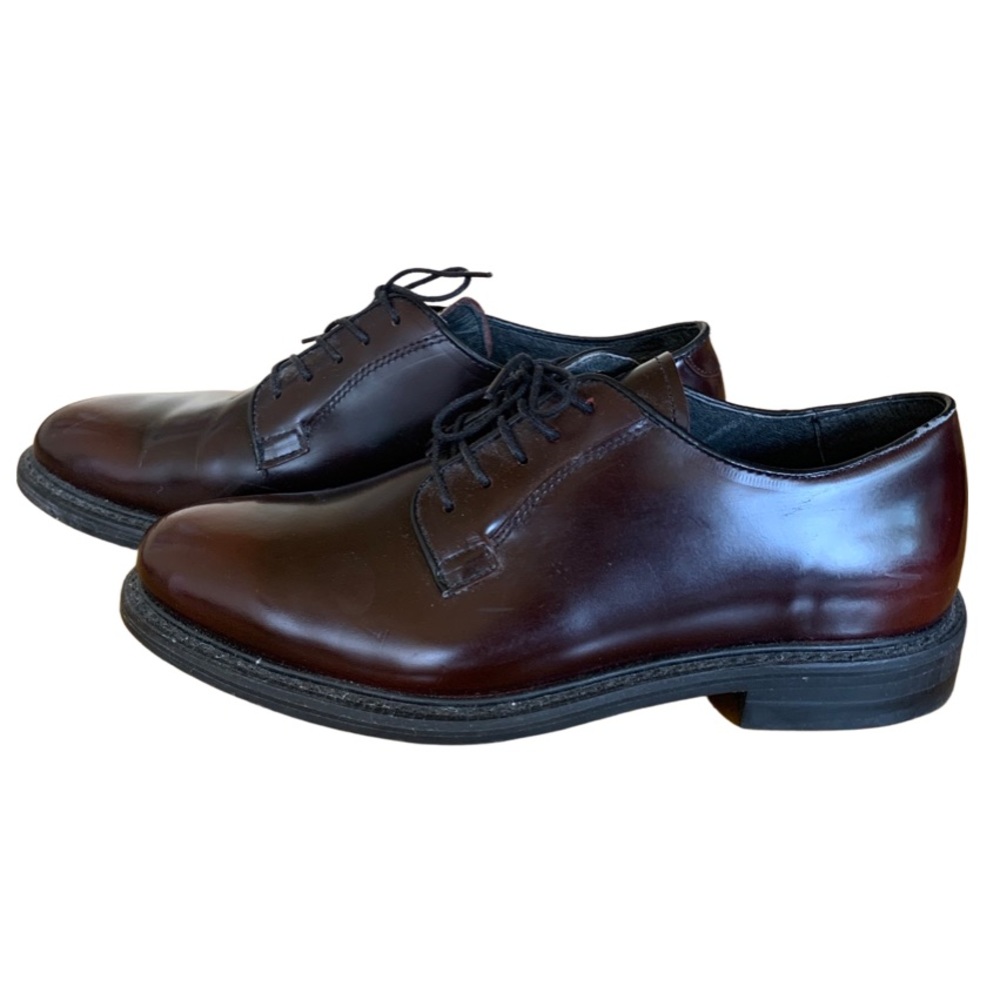 Stuart McGuire Burgundy Leather Derby Shoes